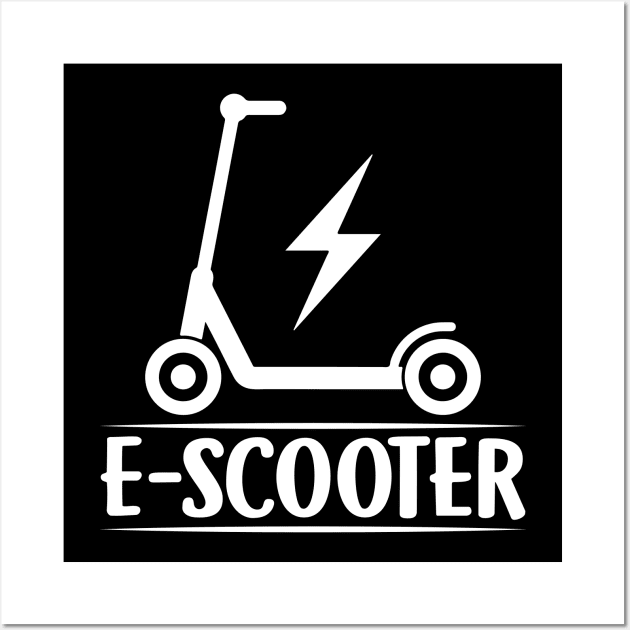 E-Scooter Wall Art by Dojaja